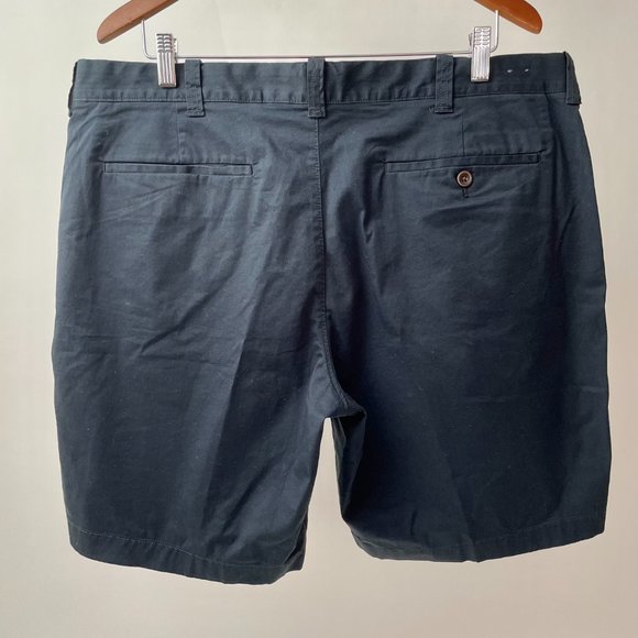 New Men's J. Crew 9" Stretch Chino Shorts, Navy Blue, Size 38 - Picture 3 of 7
